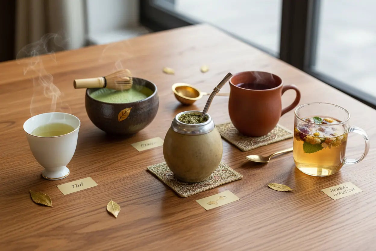 Thé, Matcha, Maté, Rooibos ou Infusion ?