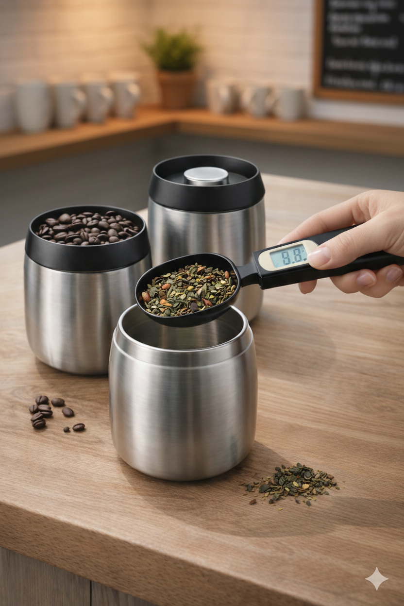 Pack Expert Conservation | Lot 3 Boîtes Inox Sous Vide + Cuillère Doseuse Offerte - ThéZen Pro ThéZen Pro