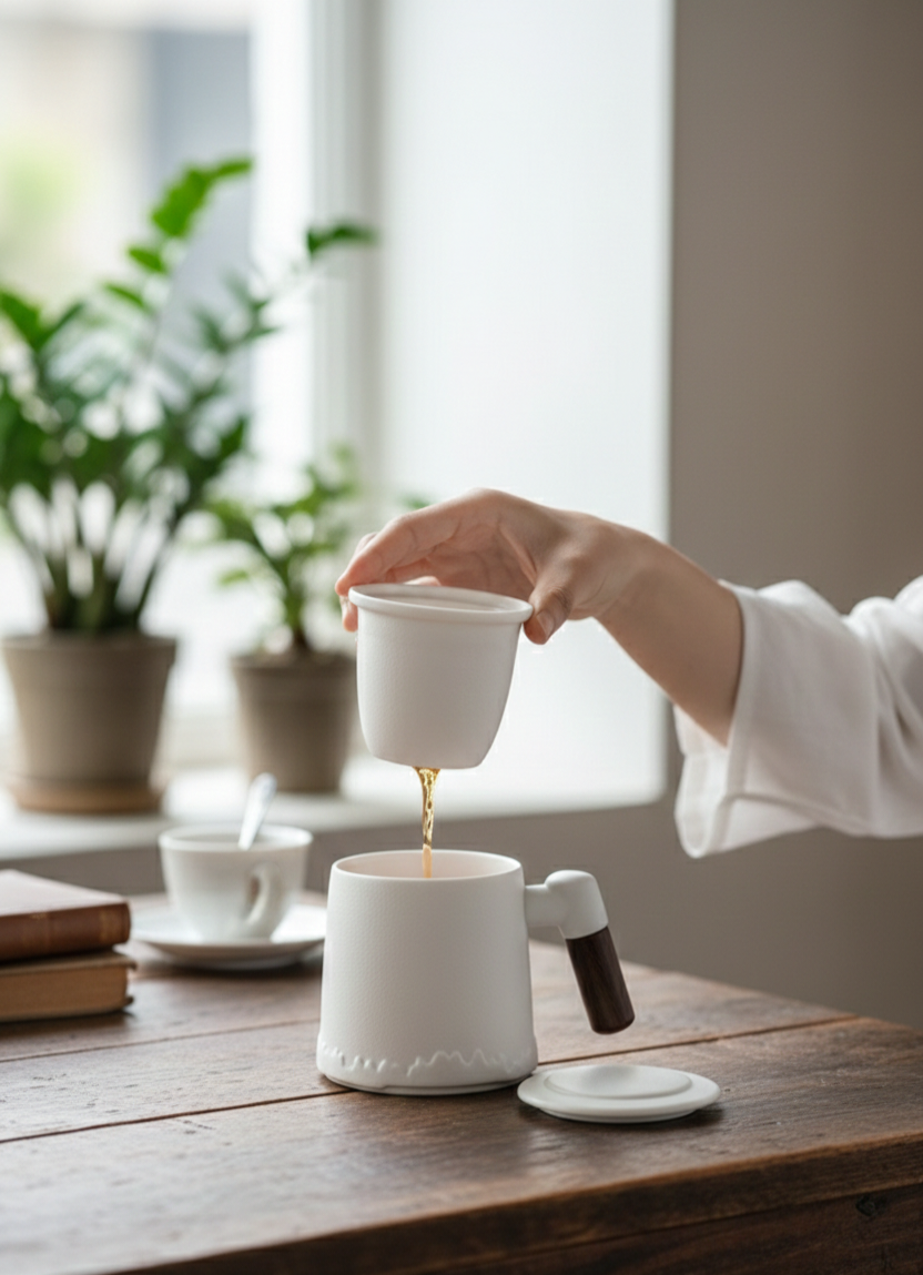 Set d'infusions Expert 400ml | Tasse Ergonomique & Minuteur d'Infusion Magnétique - ThéZen Pro ThéZen Pro