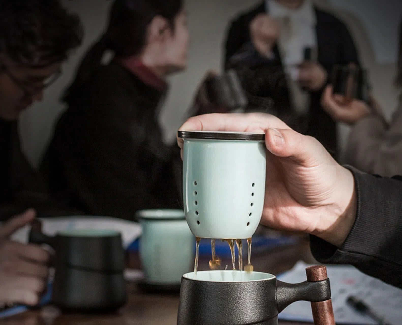 Tasse Céramique Premium - 350ml avec Filtre Intégré