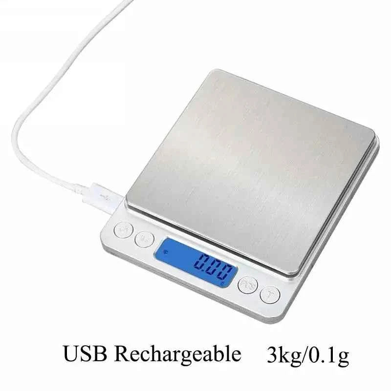 Balance de Précision 0,01g à 3000g | Écran LCD & Rechargeable USB - ThéZen Pro