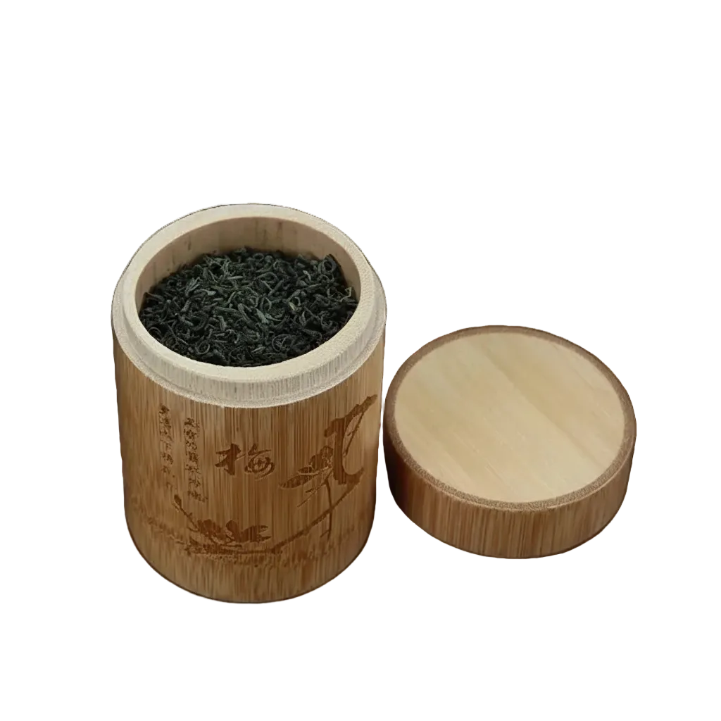 Boîte Thé Bambou Sculpté | Rangement Organiseur Premium ThéZen-Pro