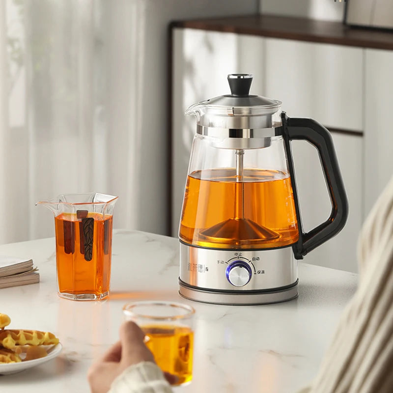 Bouilloire Théière 2 en 1 Verre Borosilicate | Multitension Voyages Vaporisateur Auto ThéZen-Pro