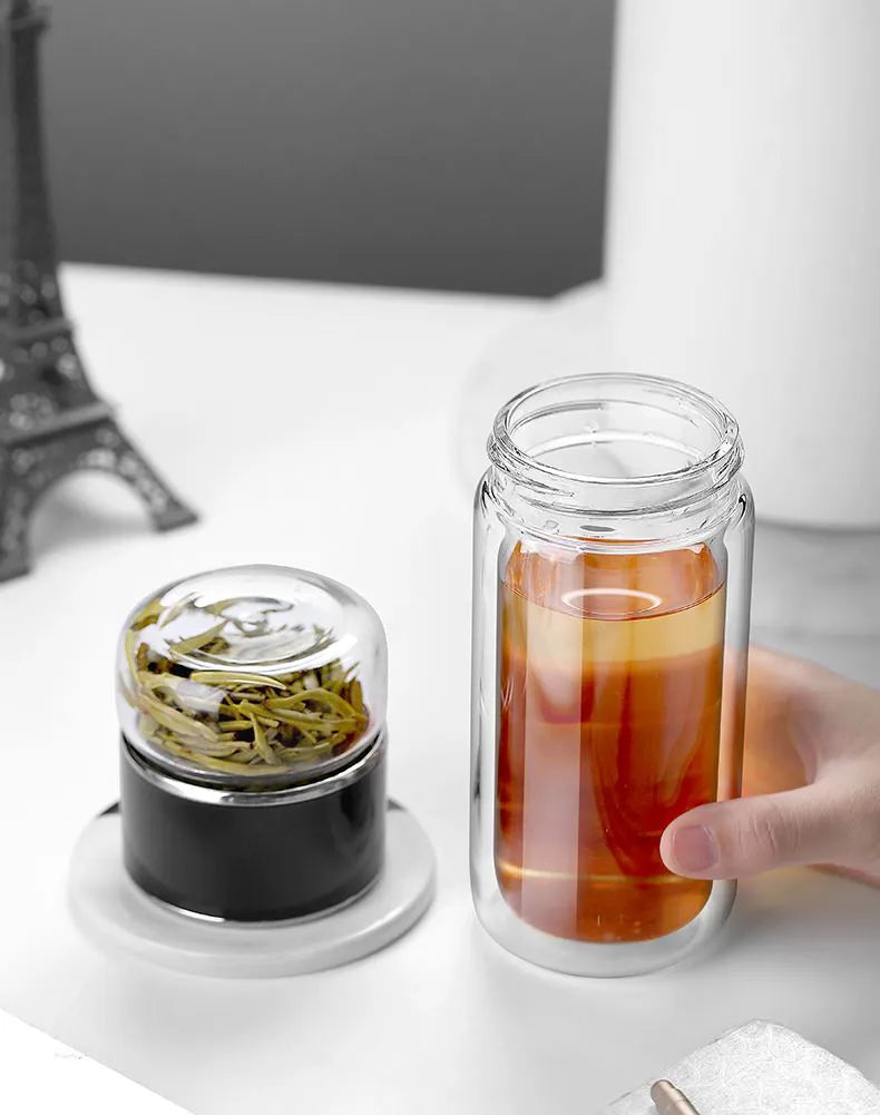 Bouteille Thé Verre Borosilicate | Infuseur Intégré ThéZen-Pro Accessoire