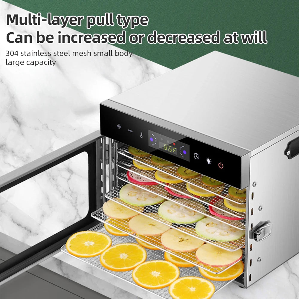 Déshydrateur Professionnel 800W | 12 Plateaux Inox & Écran Tactile LED - ThéZen Pro ThéZen Pro