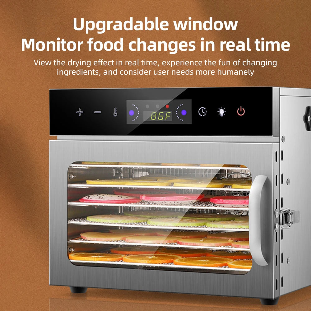 Déshydrateur Professionnel 800W | 12 Plateaux Inox & Écran Tactile LED - ThéZen Pro ThéZen Pro