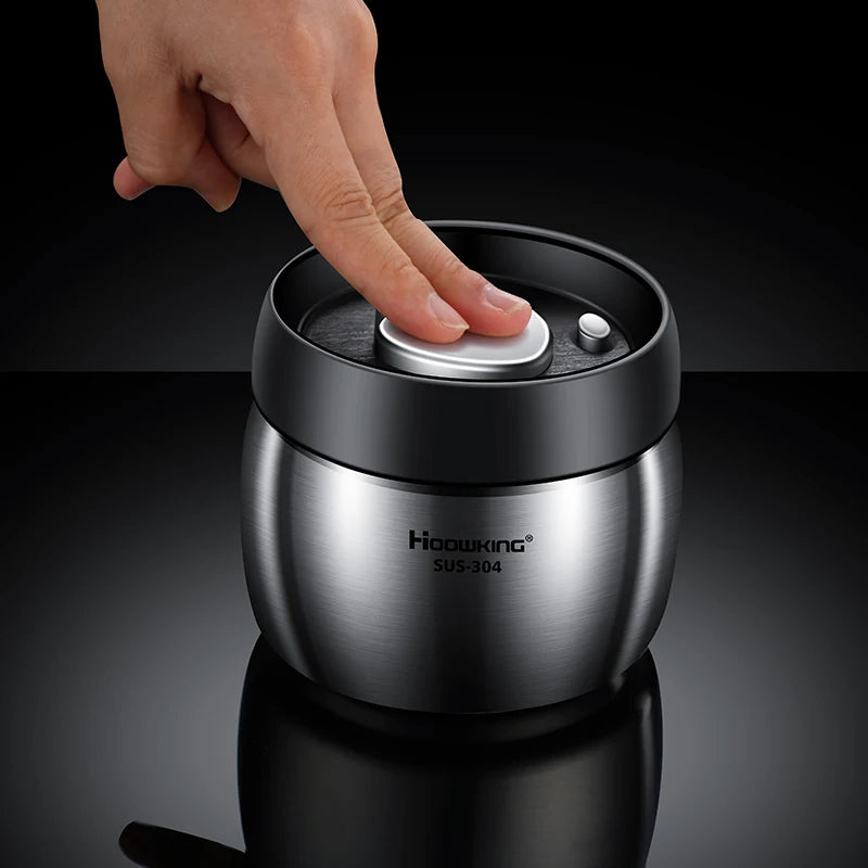 Lot 3 Boîtes Sous Vide Thé | Conservation Inox 304 Café Épices ThéZen-Pro