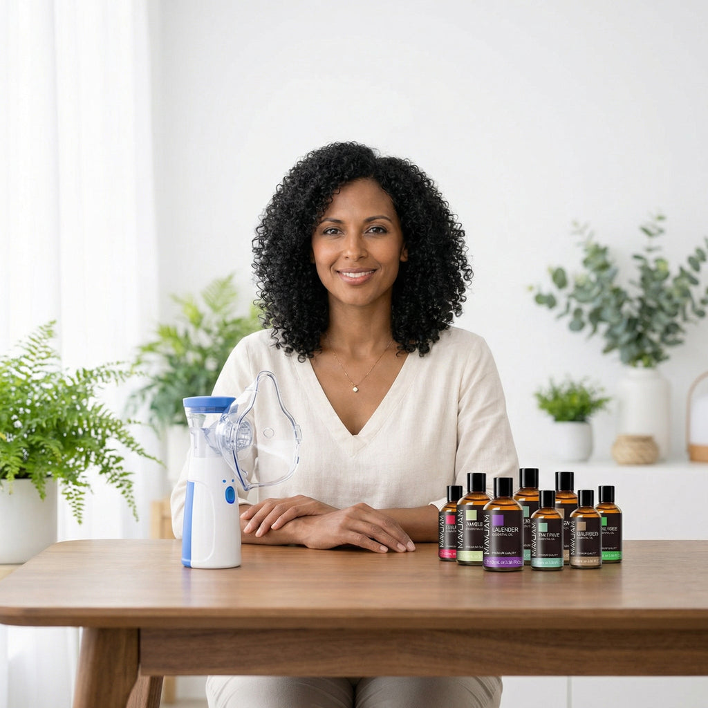 Pack Expert Bien-être : Sauna Facial Nano-Ionique & Huile Essentielle Mayjam 100ml – ThéZen Pro ThéZen Pro